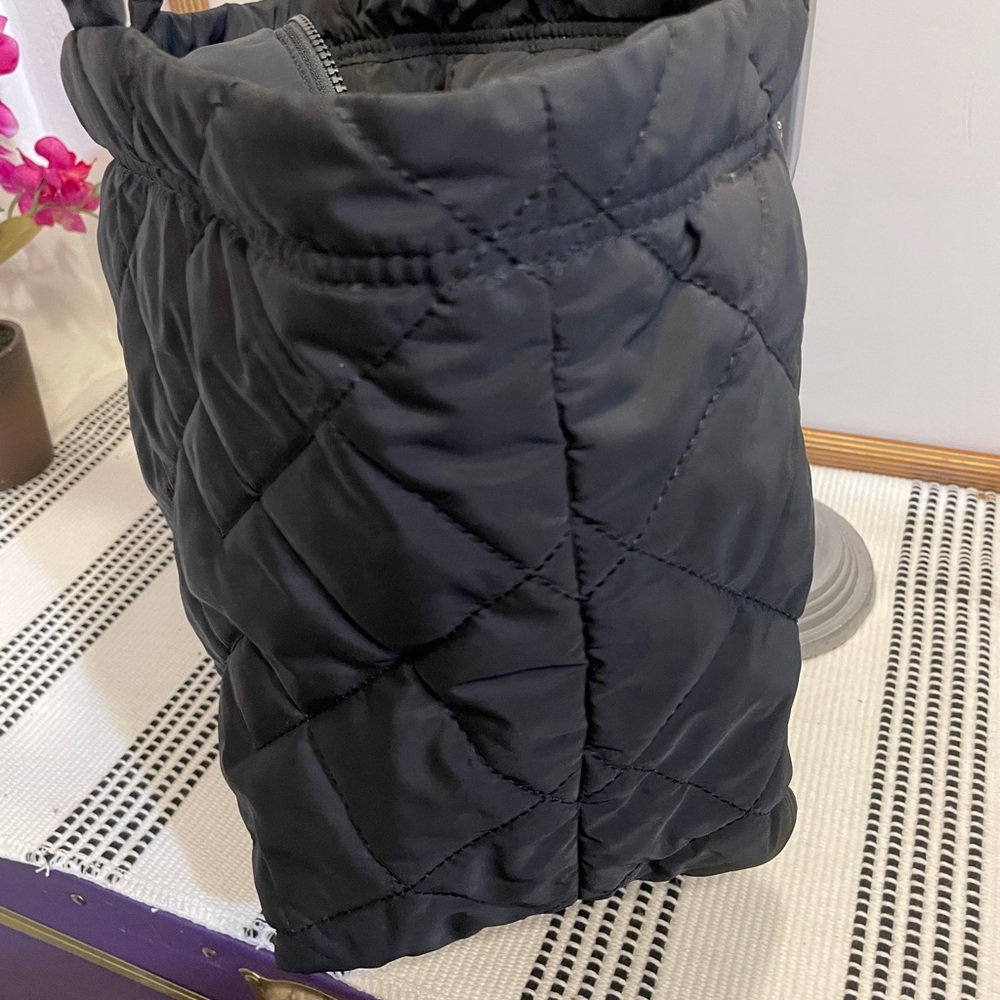 Marc Jacobs Black Quilted Nylon Tote - Picture 8 of 12